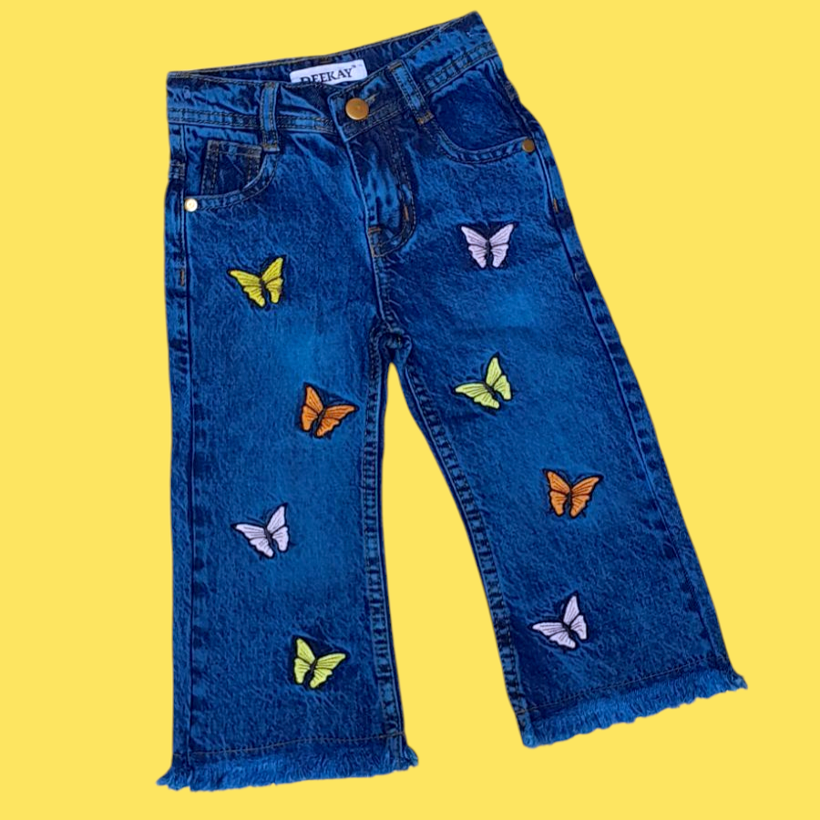 Denim Embroidery Jeans