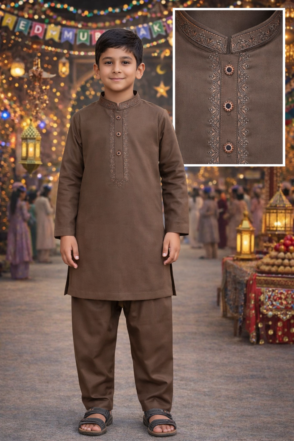Cotton Embroidered Shalwar Kameez