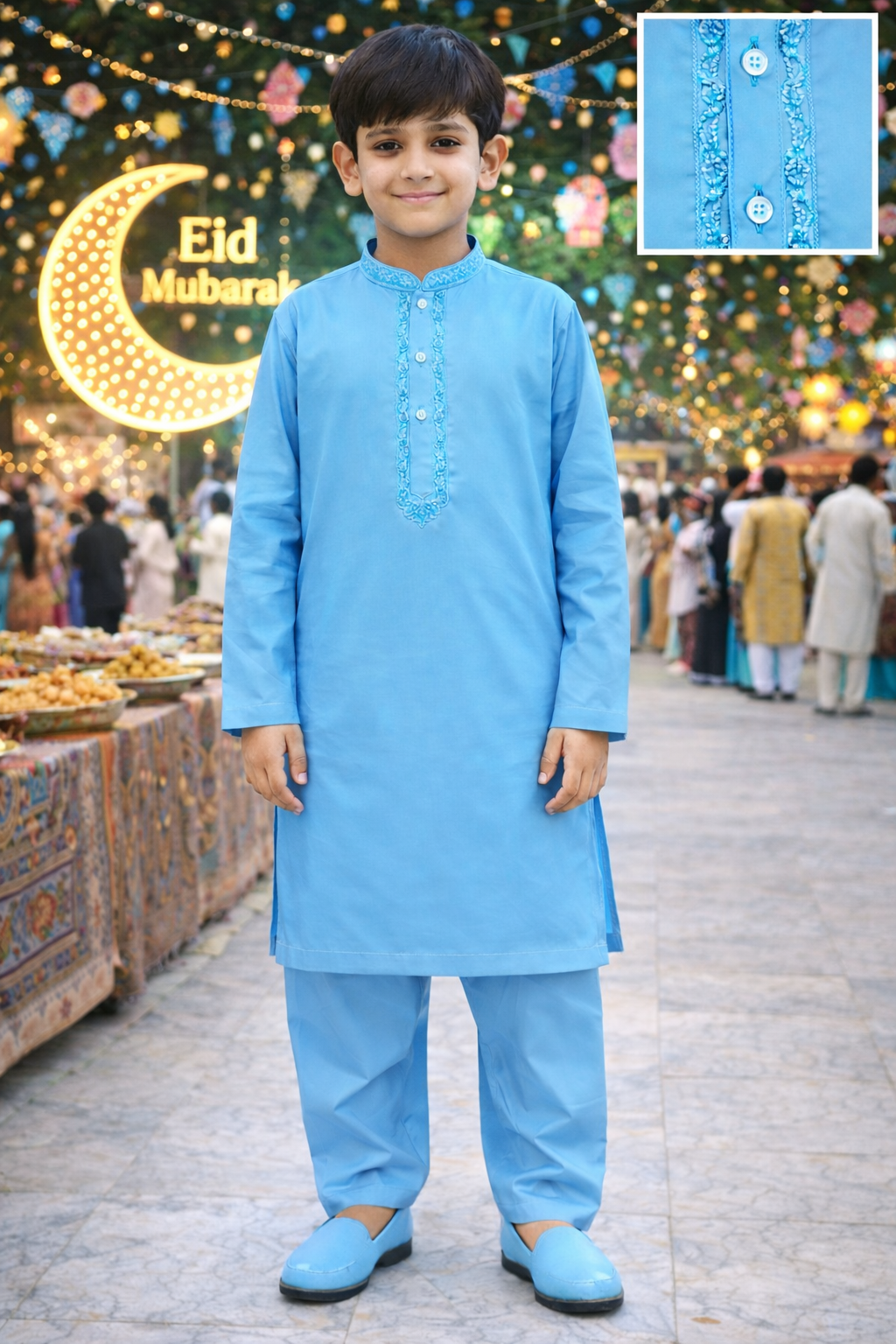 Cotton Embroidered Shalwar Kameez