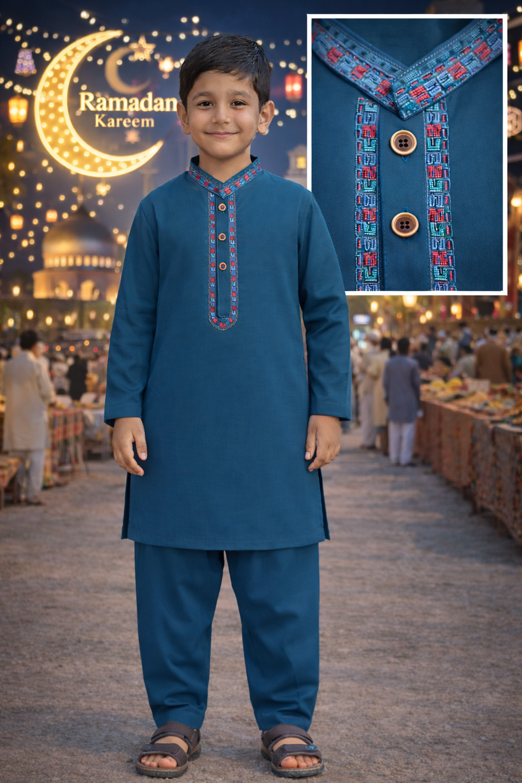 Cotton Embroidered Shalwar Kameez