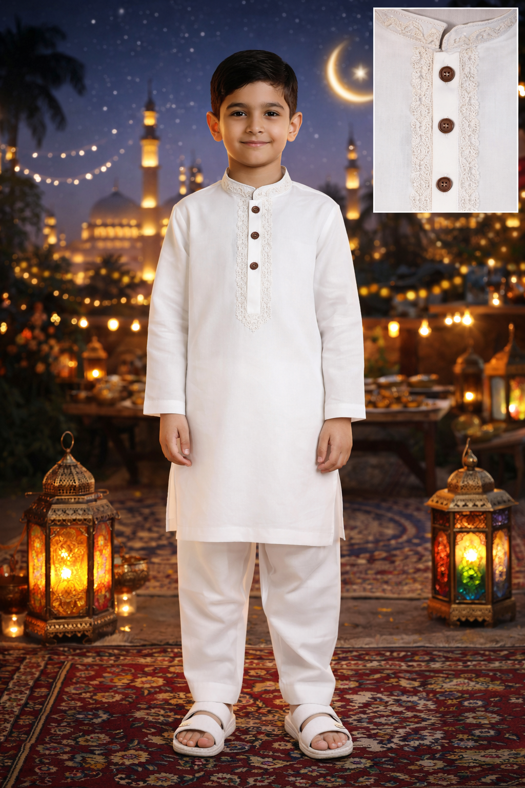 Cotton Embroidered Shalwar Kameez