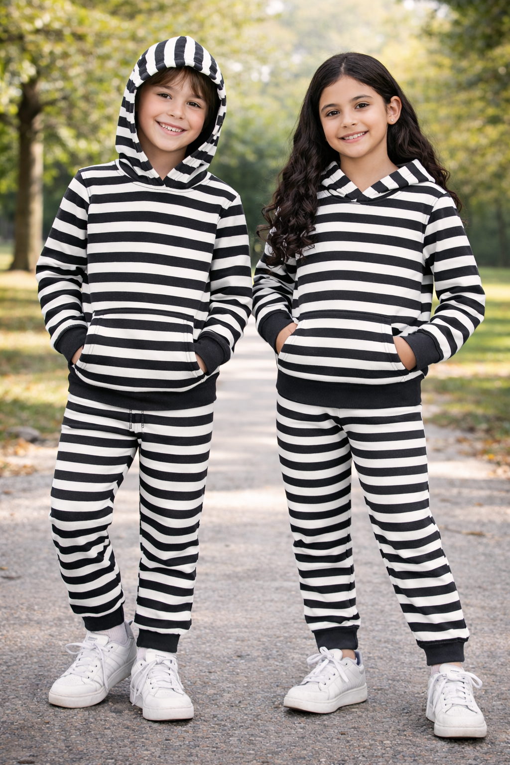 Winter Fleece Hoodie Tracksuit