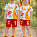 Summer Kids Cotton Jersey Shirt & Shorts 2 piece set