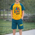 Summer Cotton Jersey Shirt & Shorts 2 piece set