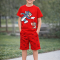 Summer Cotton Jersey Shirt & Shorts 2 piece set