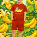 Summer Cotton Jersey Shirt & Shorts 2 piece set
