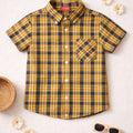 Check Cotton Fabric Full-Sleeves Double Shirt