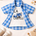 Check Cotton Fabric Full-Sleeves Double Shirt