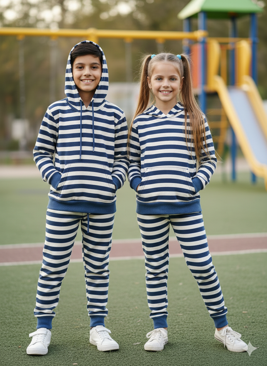 Winter Fleece Hoodie Tracksuit