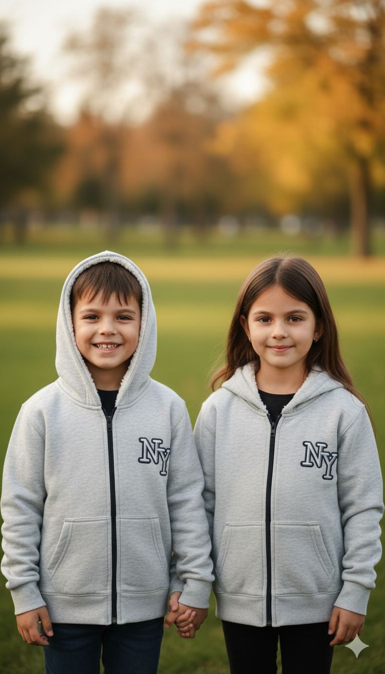 Zipper Fur Hood Unisex