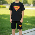 Summer Cotton Jersey Shirt & Shorts 2 piece set
