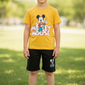 Yellow Boys Cotton Summer Outfit