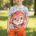 Grey Lion Boys Cotton Summer Outfit