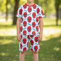 Summer Cotton Jersey Shirt & Shorts 2 piece set