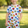 Summer Cotton Jersey Shirt & Shorts 2 piece set