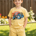 Lemon Monster Truck Boys Cotton Summer Outfit