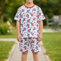 Summer Cotton Jersey Shirt & Shorts 2 piece set