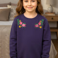 Winter Fleece Embroidery Sweatshirt