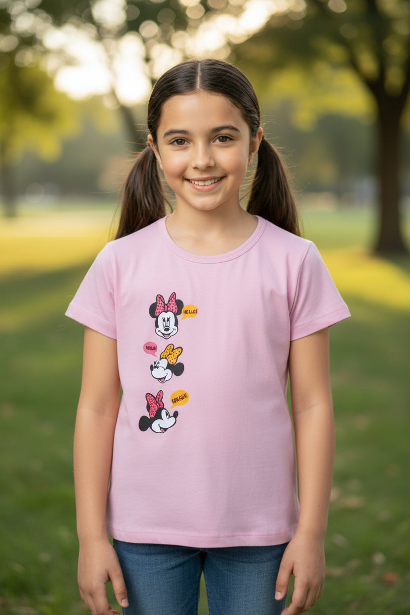 Pink Girls Summer T-Shirt